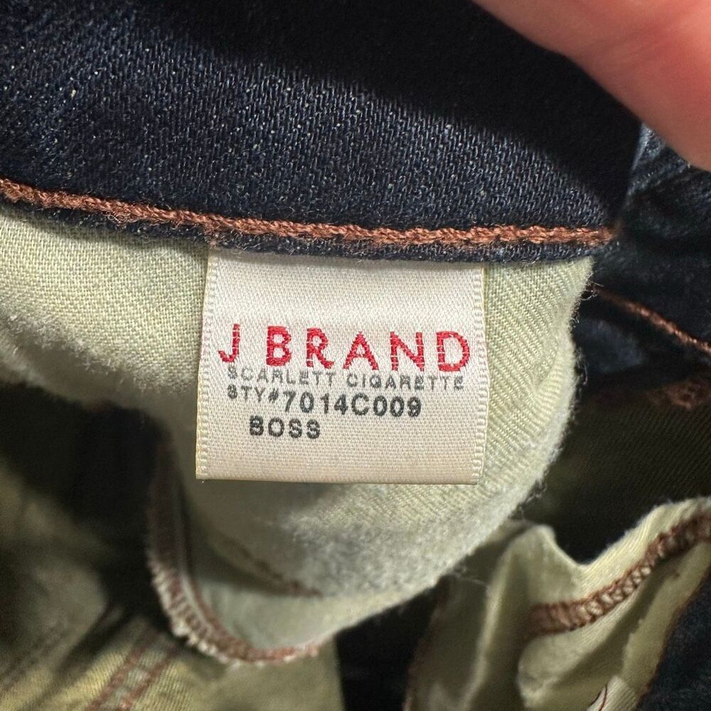 J Brand Scarlet cigarette raw hem luxe size 26 jeans - Picture 2 of 3